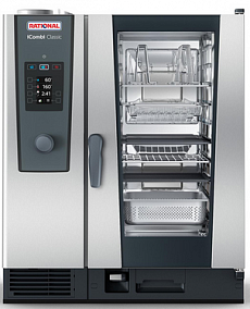 Пароконвектомат ВЭ газ 220 V/1 kW бойлерный 10 Gn 1/1 Rational iCombi Classic CD2GLRA Пароконвектомат ВЭ газ 220 V/1 kW бойлерный 10 Gn 1/1 Rational iCombi Classic CD2GLRA