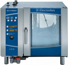 Пароконвектомат ВЭ электричество 380 V/10,1 kW бойлерный 6 Gn 1/1 Electrolux AOS061EAA1/267200 Пароконвектомат ВЭ электричество 380 V/10,1 kW бойлерный 6 Gn 1/1 Electrolux AOS061EAA1/267200