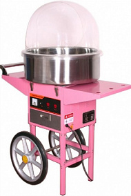 Аппарат для производства сахарной ваты нагрев тэном 3 kg/h Starfood ET-MF-05  с тележкой D520