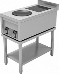 Плита wok/индукционная ВЭ электричество 380 V/7 kW 2 К Техно ТТ ИПК-210114