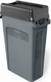 Бак для пищевых отходов серый 87 L Rubbermaid FG354000GRAY без крышкой Бак для пищевых отходов серый 87 L Rubbermaid FG354000GRAY без крышкой